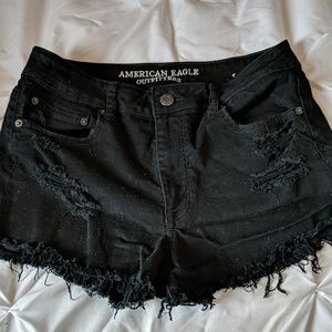 Black American Eagle Shorts